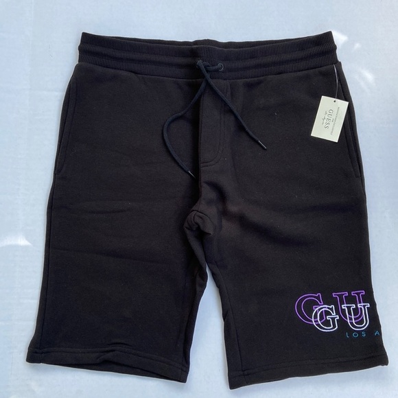 New GUESS Men’s Logo Shorts SZ M - Picture 1 of 6